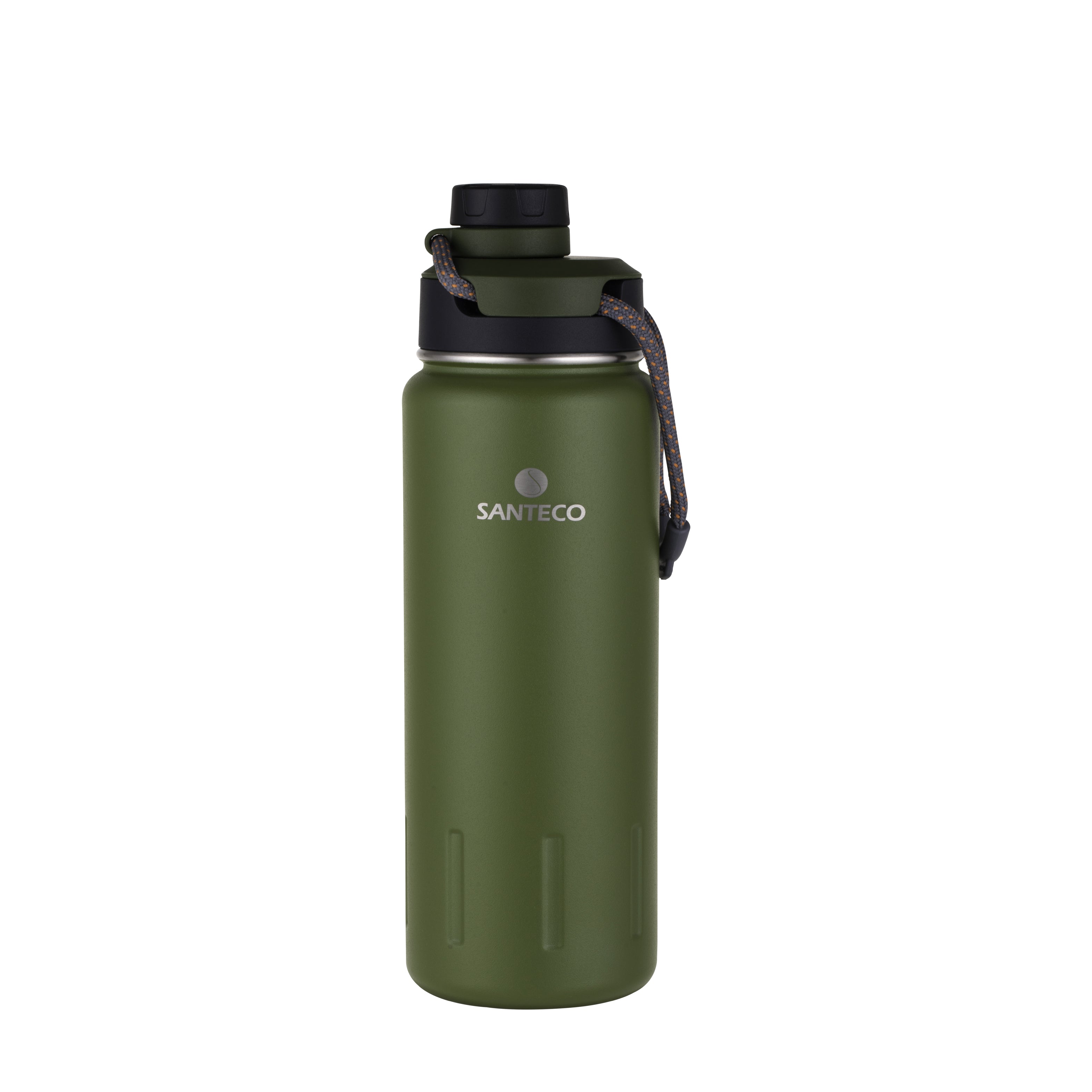 SANTECO Ktwo Sports Bottle, 24 oz, Stainless Steel, Vacuum Insulated